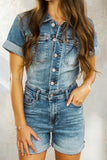 Judy Blue Denim Romper