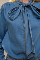 THE DENIM DUCHESS TOP