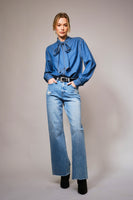 THE DENIM DUCHESS TOP
