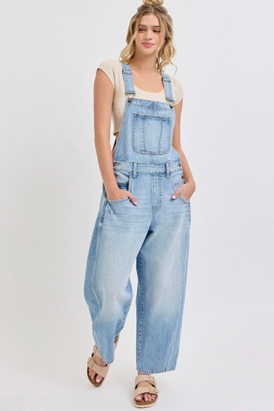 Clair Barrel Overalls