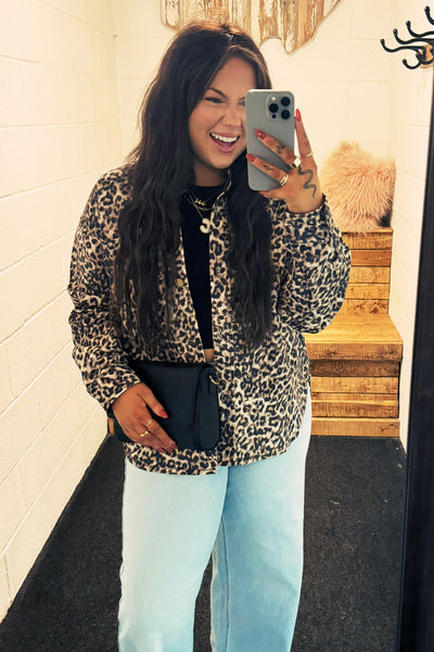 Leopard Print Jacket