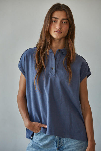 COASTAL COOL POLO TOP