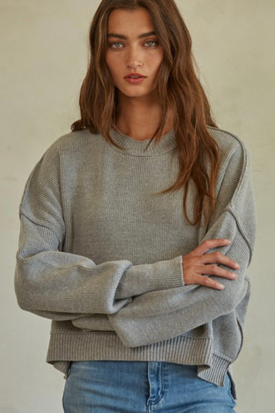 EMMA GREY SWEATER