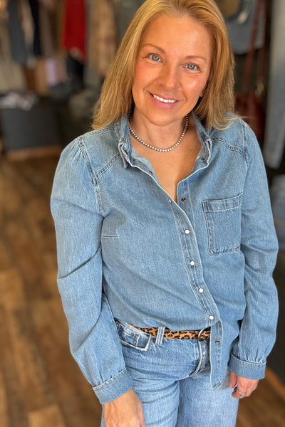 THE DENIM ON DENIM DREAM BUTTON UP