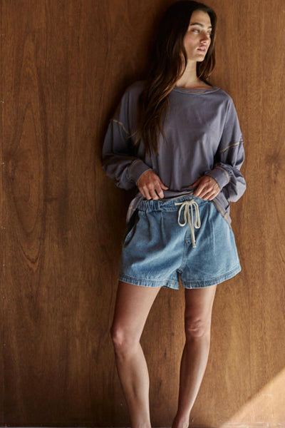 FESTIVAL SHORTS (MEDIUM DENIM)