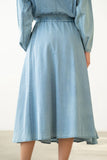 Mason Chambray Denim Skirt
