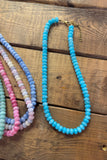 SUMMER BEAD STONE NECKLACE