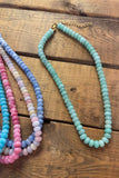 SUMMER BEAD STONE NECKLACE