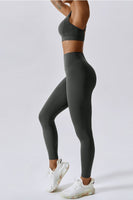 WORKOUT Back Cross-sport bra & leggings 2 piece set