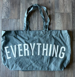 Everything Oversized Lightweight Canvas Tote Bag