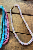 SUMMER BEAD STONE NECKLACE