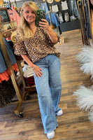 WILD & FREE Bubble Sleeve Top