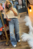 Kelly High Rise Wide Leg Jeans (CELLO)