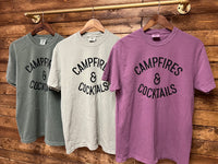 Campfires & Cocktails Oversized Tee