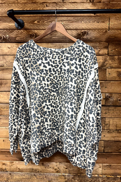 Oversized Untamed Cozy Thermal Sweatshirt