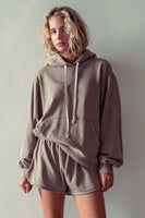 Oversized Hoodie w Vintage Washed