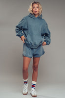 Oversized Hoodie w Vintage Washed