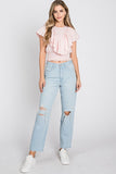 HIGH WAIST DESTROYED RIGID 90s MOM JEANS (PETRA)