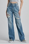 DISTRESSED SUPER HIGH RISE DAD Jeans (CELLO)