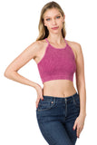 SUMMER RIBBED CROPPED TOP